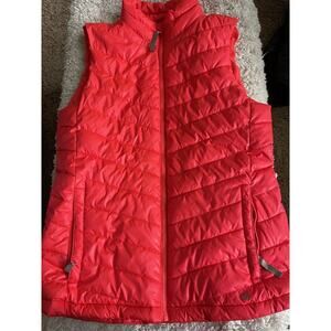 Gap Fit Women’s Sz. S Pink/ Orange Puffer Vest. Excellent Condition